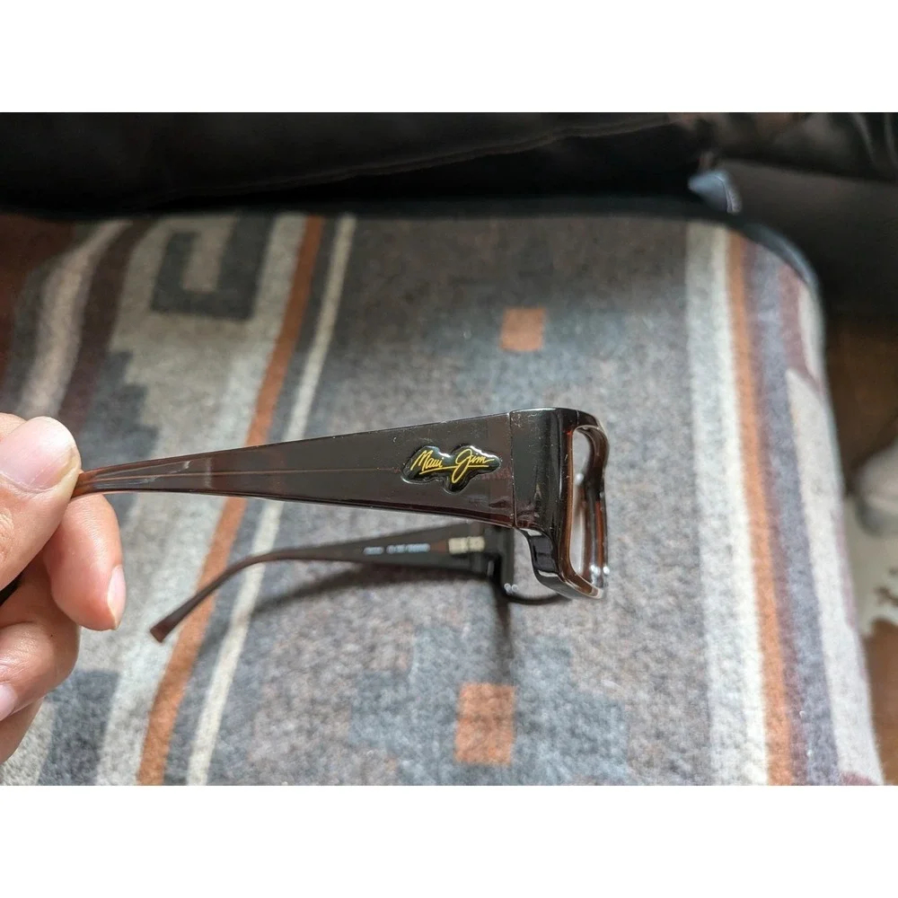 Maui Jim Navigator MJ 212-26 Brown Wrap Sunglasses Frames 59-18 135